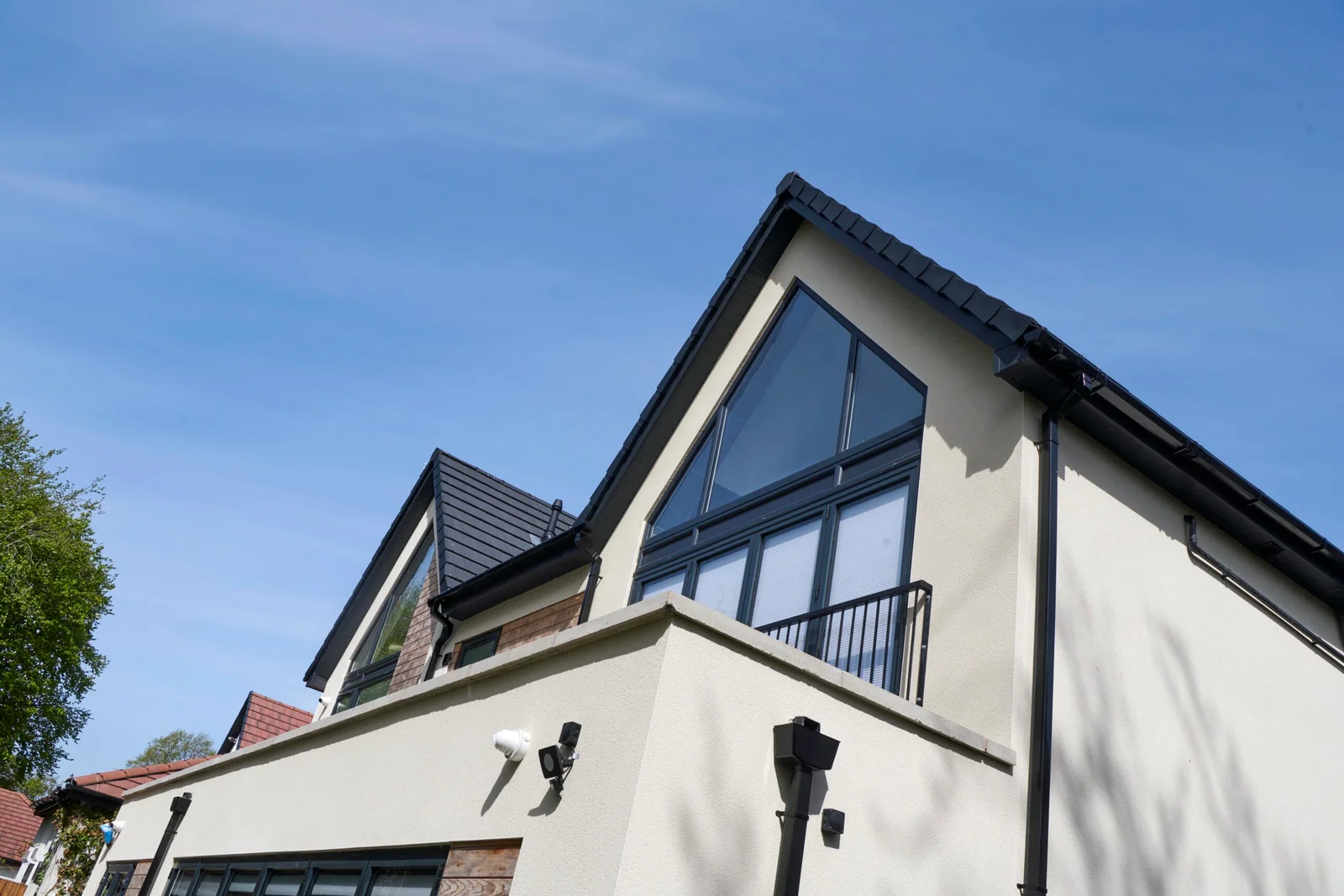 Manchester home with replacement uPVC windows fitted to the front elevation